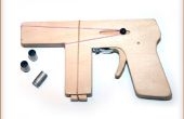 Machen Sie eine Spielzeugpistole Holz dieser Triebe 9mm Messing Gehäuse