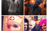 Sillent Hill einfach Kostüm Krankenschwester Horror Disfraz Facil Enfermera Horror Hallowen Carnival