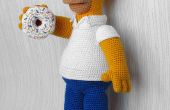 Homer Simpson Crochet Toy