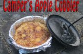 Camper im freien Apple Cobbler