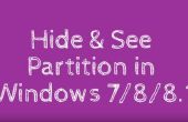 Ausblenden & siehe Partition in Windows 7/8/8.1