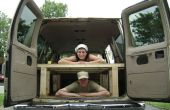 Bauen Sie ein Bett auf der Rückseite Ihrer Van