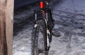 Reifen für ein Mountainbike Eis