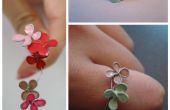 "Stained Glass" Flower Ring