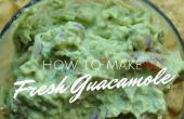 Wie erstelle ich frische Guacamole