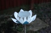 Blume Form Futterhäuschen gemacht von Junk-e-