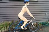 Einfache "Radfahren Figur" kinetische Skulptur