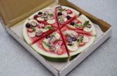 Obst und Wassermelone Pizza