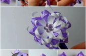 Herstellung von Blumen mit Band