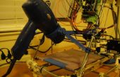 Entwicklung eines 3D gedruckt teils - Prusa Mendel Haartrockner erhitzt Bett montieren