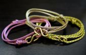 Seil-Armband Muster-diy Seil Armbänder aus vielseitigen verschiebbaren Knoten
