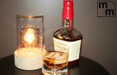 Bourbon Eiche Glas Lampe