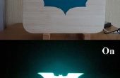 Glühen im dunklen Batman Licht