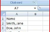 Brechen auseinander Text mithilfe von Excel