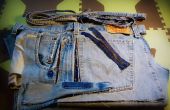 Jeans in Utile Stoff & Bits zu dekonstruieren