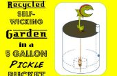 Recycling-Self Feuchtigkeitstransport Pickle Eimer Garten! 