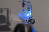 Eine schwebende Kugel dreht leuchtet und blinkt mit Arduino