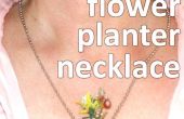 Faux Blume Pflanzer Halskette