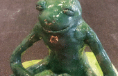 Keramik-Skulptur, Anfänger: Meditieren Frosch