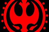 Star Wars-Emblem ausgeschnitten