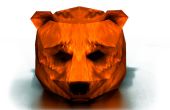 DIY 3D Bär Papier Maske