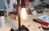 Dampf-Punk Rohr Lampe