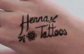Machen Ihr eigenes Henna-Tattoo