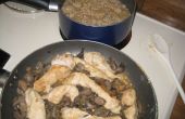 Chicken Marsala mit Reis