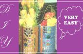 DIY Blumenvase aus Abfallprodukten