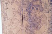 Raggedy Ann und Andy Wood Burn