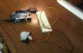 Piezo, PIR motion Sensor alle verbunden mit einem Arduino