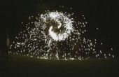 Simulierte Feuerwerk Rad