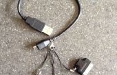 4-in-1 USB-Mini • micro • Blitz • 30-poligen Stecker Kabel