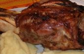 Wie erstelle ich Schweinefleisch (Eisbein Schwein oder Shin Schweinefleisch), selbstgemachtes Rezept für Holzofen Schaft