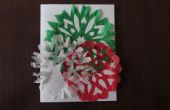 Tissue-Papier-Schneeflocke-Karten