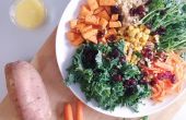 REZEPT | Gebratene YAM & VEGGIE-Salat mit Zitronen-DRESSING