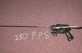 Nerf Pistole super geändert (in einer Airsoft Pistole 250 fps)