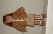 American Girl stricken Tan Outfit