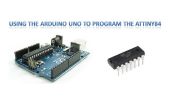 Mit dem Arduino Uno Programm ATTINY84-20PU