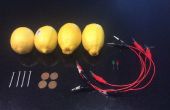 Zitrone-Batterien: Beleuchtung LED mit Zitronen
