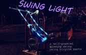 Swing Light: ein Fahrrad powered leuchtenden Schaukel