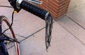 Super einfache Lenker Quasten aus einen Fahrrad-Schlauch