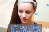 DIY Lace Bow Stirnband