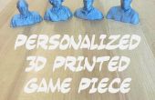 Personalisierte 3D gedruckt Spielstein