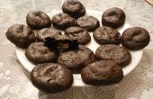 Caramel Chocolate Cookies gesalzen