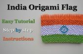 Indien-3D Origami-Flag