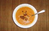 Cajun Style frische Kürbis-Suppe mit Speck