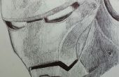 Iron Man Stift Zeichnung