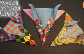 Cartoon-inspirierten Origami Flugzeuge