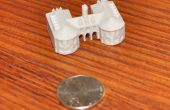 3D-Druck Miniatur Colonial Williamsburg Gebäude: das Capitol